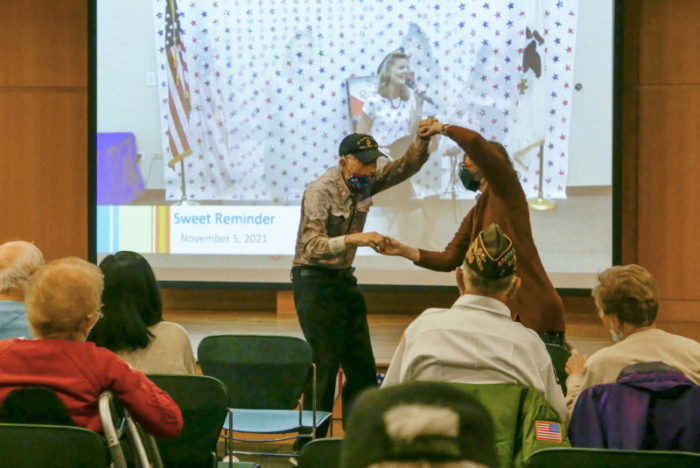 Veterans celebration dance