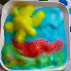 Foam painting
