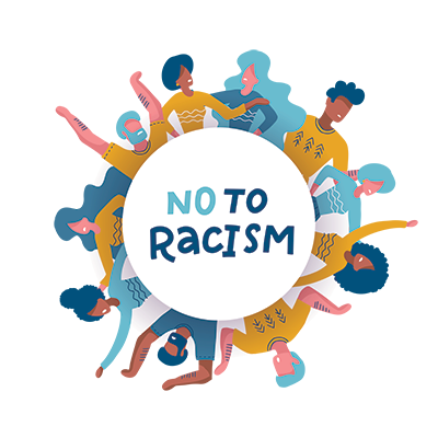 No to racism graphic